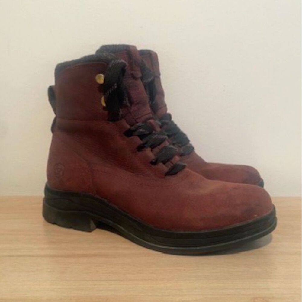 Ariat Distressed Leather Lace Up Ankle Boots Women’s Size 7.5